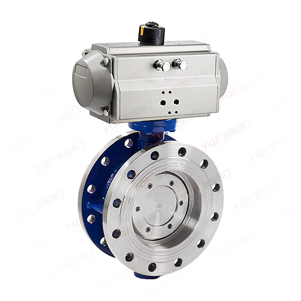 氣動硬密封法蘭蝶閥