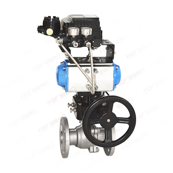 調節型氣動法蘭球閥